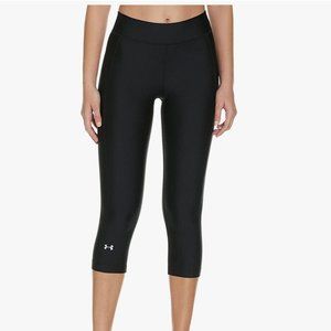 Under Armour Black HeatGear Armour Capri Leggings